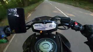 Exploring the twisty roads in Wales, UK (POV Yamaha MT07 Pure sound)