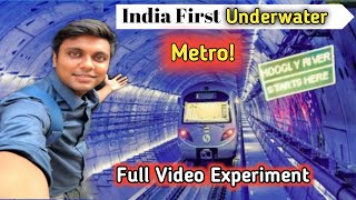 Underwater Metro Kolkata| Dumdum to howrah station by metro | Esplanade to howrah commercial run