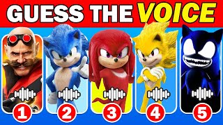 Guess Sonic The Hedgehog 3 Characters by Voices ~ Sonic the Hedgehog 3 Movie Quiz