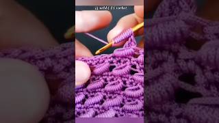 Crochet Stitch Pattern #knitting #crochet #youtubeshorts #shorts