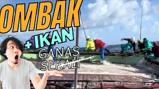 Mancing di hajar ombak di lautan jepang , pole and line 2024