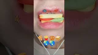 asmr by emoji! next? (source:@SatisfyingLips ) request:@KyoraFruits