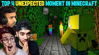 Top 4 Unexpected Moment in Minecraft || Unexpected