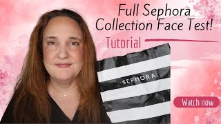 Full Face Using Only Sephora Collection | Affordable Glam Look for Mature Skin