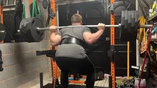 New PR 220kg/485lbs Squat on mirafit yoke