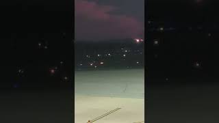 late night takeoff erj145 American eagle tri to clt