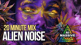 Alien Noise - 20 Minute Mix - Multiple Styles of Music (reggae, dubstep, punjabi) - A.I. Muzak