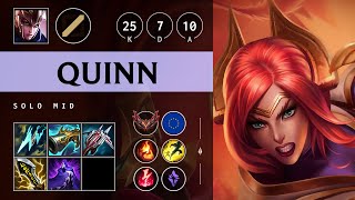 Quinn Mid vs Nunu & Willump: Legendary - EUW Grandmaster Patch 14.22