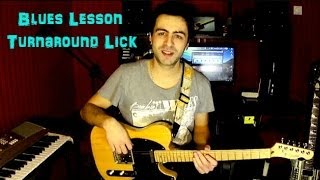 Blues Turnaround Lick - Guitar Lesson