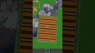 Minecraft Mega Pumpkin Farm #shorts