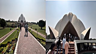 First tym maine Delhi mai dekha lotus temple #newdelhi #delhiindia