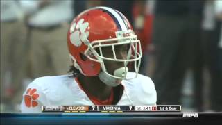 Tajh Boyd to Martavis Bryant 2013 Clemson vs Virginia Football Game