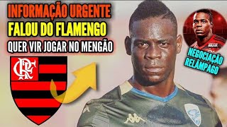 BOMBA! O ATACANTE BALOTELLI ESTARIA NO RADAR MAIS UMA VEZ DA DIRETORIA DO FLA E DE OUTRAS EQUIPES.