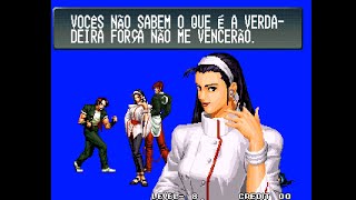 The King of Fighters '96 - Arcade (Level 8) Three Sacred Treasures Team (PT-BR).