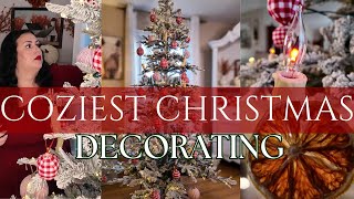 🎄🎀 NEW 🎄🎀 COZY COTTAGE CHRISTMAS DECOR IDEAS