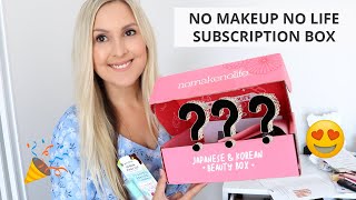 Japanese & Korean beauty subscription box | nomakenolife unboxing! no make no life