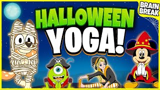 Disney Halloween Yoga | Brain Breaks For Kids | Halloween Yoga For Kids | Calming Kids Yoga