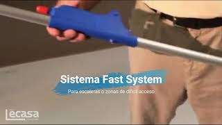 Sistema de Limpieza Fast System, Para zonas de difícil acceso o escaleras