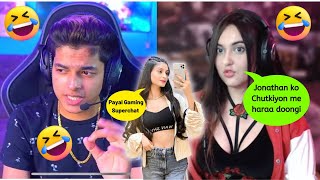 Kanika 1v1 With Jonathan 🔥 | Payal Gaming Superchat to Kani 😂 | Funny Moments | Payal Kani Jonathan