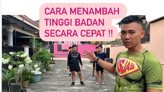 CARA MENAMBAH TINGGI BADAN SECARA ALAMI.. SILAHKAN DICOBA..