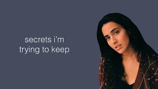 MARO - secrets i'm trying to keep (LYRIC VIDEO)