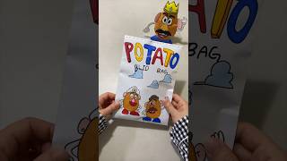 감자 얼굴꾸미기 2탄. 부인 만들기 #paperdiy #random #blindbag #paper #potato #toystory #pixar #asmr