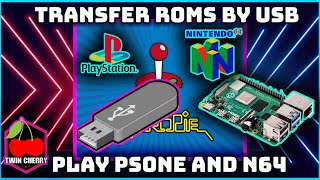 HOW TO TRANSFER GAMES TO YOUR RASPBERRY PI VIA USB  | RETROPIE EMULATION STATION | PS1 N64 SNES