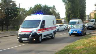 Citroen Jumper ambulance + Ford Transit encashment responding code 3