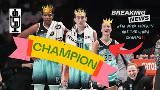 🚨New York Liberty Win it’s 1st WNBA Championship🏆‼️