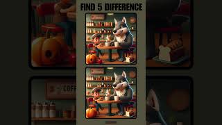 Spot The Difference: Can You Find Them All?[Find The Difference #66] #findthedifference #shorts