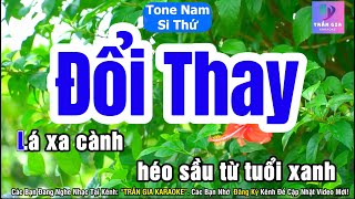 Đổi Thay Karaoke Tone Nam