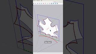 Concave Leaf with True Bend 🍁  #3dmodeling #sketchup