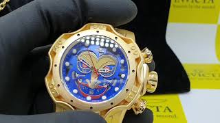 Invicta The Joker Prova D'água + 2 Brindes Corrente Cartier 70cm + Pulseira Cartier Folheada