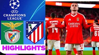 Benfica vs Atlético Madrid (4-0) Résumo | Champions League | SL Benfica - Atleti | Benfica Atlético