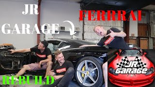 JR GARAGE !!!! WRECKED FERRARI 458 (VIDEO #3)