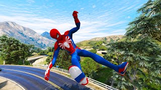 GTA 5 Epic Ragdolls | Spiderman and Colorful Spiderman Jumps/fails (Euphoria Physics Funny Ragdolls)