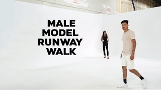 Male Model Runway Walk Tutorial