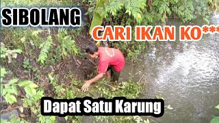 Sibolang ndeso lagi cari ikan..Cap jempol..lele, jaher dan ikan ko....heee