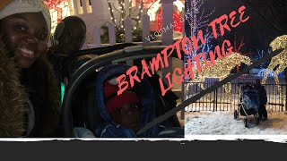 VLOGMAS DAY 2 - BRAMPTON'S CHRISTMAS TREE LIGHTING