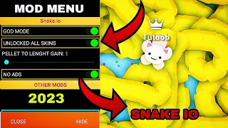 Snake io | God mod menu apk unlock all skins hack unlimited health