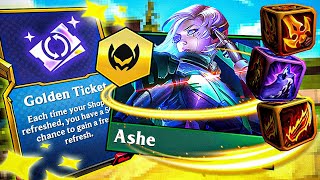 ⭐⭐⭐ Supers Ashe with Golden Ticket Is A Recipe For Success |  Teamfight Tactics Patch 12.23