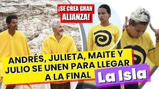 Se crea FUERTE ALIANZA entre Andrés, Julieta, Maite y Julio para la final-La Isla Desafío en Turquía