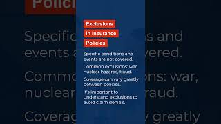 Exclusions vs Warranty in Insurance Policies