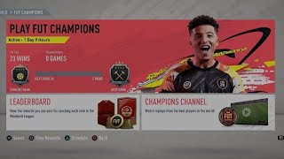 Fut champs road to elite!!!