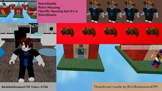 Video 218: Horrific Housing... but it's in RetroStudio