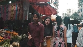 Evening walking tour of the most populus place in Yangon(Hleden)