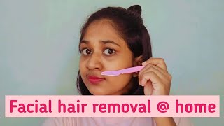 Facial hair removal @ home || Sandra Sarosh