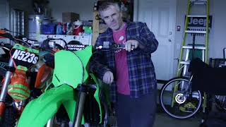 Replacing the clutch lever on the 2024 KX450, and a quick injury update