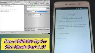 Huawei CUN-U29 frp one click Miracle crack 2.82 | All huawei frp lock open easy trik #MST