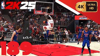 NBA 2K25 =My Career= [PC] (4K) EP189 {4th Year} {Key Game} {Pistons @ Bulls}